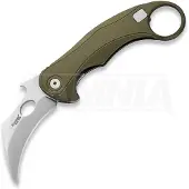 Lionsteel L.E.One MID - Stonewashed vouwmes, groen