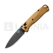 Benchmade Bugout M390 DLC vouwmes, burnt brass aluminum