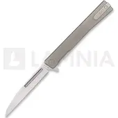 Ocaso Solstice Wharncliffe Satin vouwmes, Gray Titanium