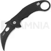 Lionsteel L.E.One Chemical Black vouwmes, zwart