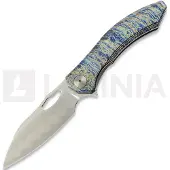 CH Knives Cupra-BL - Damascus - Titanium vouwmes