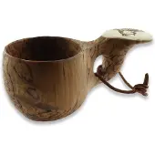 Pahantekijä Pellosta Moose Antler Kuksa, Curly, birds, 1 hole