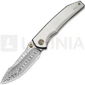 We Knife Ryson Damasteel vouwmes, Gray Titanium