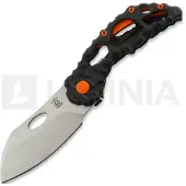 Olamic cutlery Busker M390 Largo vouwmes, Volcanic Carving & Funky Holes