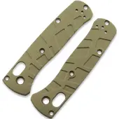 Lex Custom International Benchmade Mini Bugout - Turtle Green Gold handle scales