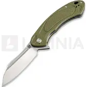 Artisan Cutlery Immortal Linerlock D2 vouwmes, green textured
