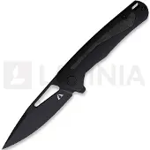 CMB Made Knives Spear Framelock CF vouwmes, zwart