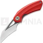 Bestech Bihai - Grey DLC Stonewash + Satin - G10, rood