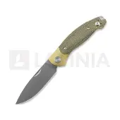 GiantMouse ACE Farley V2 Slipjoint vouwmes, green micarta