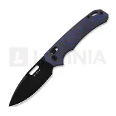 Kizer Cutlery Outposter Nitro-V vouwmes, Purple Vortex Micarta, Black PVD