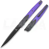 Bestechman Lanza - PVD - G10 vouwmes, zwart, paars