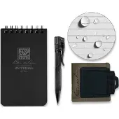 Rite in the rain Monsoon Pen Holster Kit PH2-KIT Olive, notitieboekje, pen en bankpas- en penhouder