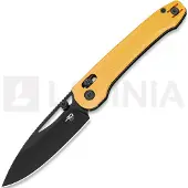 Bestech Cobber - Black PVD - G10 vouwmes, geel