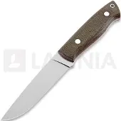 Brisa Trapper 115 Elmax mes, Flat, Micarta, firesteel, groen