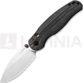 Kizer Cutlery Phoca CD 14C28N vouwmes, Black Norplex UltreX, Satin
