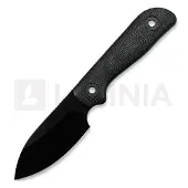 Kunwu Knives Stiffy P. - DLC - Micarta mes, zwart