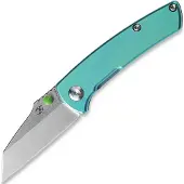 Kansept Knives Little Main Street Green Anodized Ti vouwmes