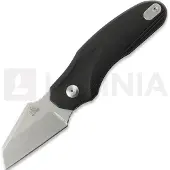 Twisted Assisted Fortis Sheepfoot vouwmes, Black G-10, Stonewash