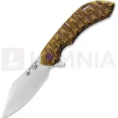 Olamic cutlery Wayfarer 247 Cutlass vouwmes, Molten/Scalloped Ti, Satin