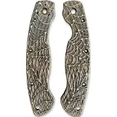 Svechnikov Workshop Spyderco Military old build handle scales, Spider Web