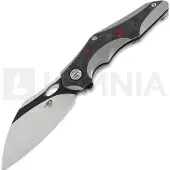 Bestech Nogard - Blackwash + Satin - Black Red Marble CF vouwmes, grijs