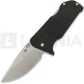 1881 Knifeworks Broadway vouwmes, Black G-10