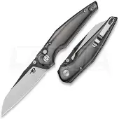 Bestech Snakebird - Satin + PVD - Micarta vouwmes, zwart