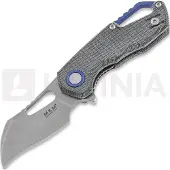 MKM Knives Isonzo M390 Hawkbill vouwmes, black canvas micarta