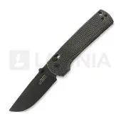 The James Brand The Kline - Black / Black / Micarta / Straight vouwmes
