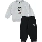 Adidas Trainingspak 'Disney Mickey Mouse' grijs gemêleerd / zwart / wit