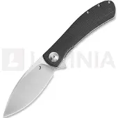 Trollsky Knives Mandu EVO 14C28N vouwmes, Black Micarta, Satin