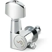 Schaller M6 Mini 3L/3R solid 21,7 Chrome Stemmechanieken voor gitaar
