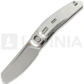 Reate VK-CLU vouwmes, Gray Crystalized Titanium, Hand Rubbed