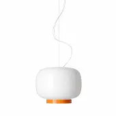 Foscarini - Chouchin Reverse 1 LED hanglamp Wit / Oranje