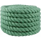 vidaXL Jute Touw 30 mm Groen 100% Tossa jute