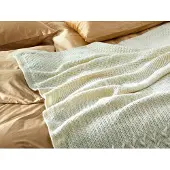 Yumeko Plaid Wol 145x190 Beige - Eco, Bio & Fairtrade