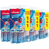 Vileda 4x Super Mocio 3-action Navulling 2 Stuks