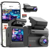 DDPai Z50 Pro Dashcam Voor en Achter 4K+1080P, Dashcam voor Auto's, Ingebouwde 5G Wi-Fi 6 GPS, 3" Display Dashcam, Super Nachtzicht, Ondersteunt ADAS, Loop Opname, 48H Parkeermodus