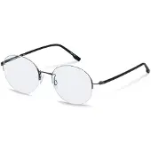 Rodenstock Bril - - R7145 - Unisex - Grijs/Zwart - Metaal montuur