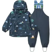 Liewood Manu Regenpak Kids Cars / Classic Navy-Maat 104