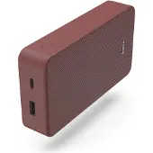 Hama Colour 20 Power Pack 20000 mAh 2 Outputs:USB-C USB-A Rood
