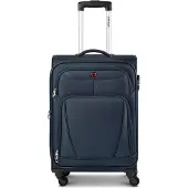 Wenger Beaumont 4 wielen Trolley M 67 cm met uitbreidingsplooi blauw