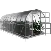 BAUMERA KLASIKA ARCH Tuinkas - 3 x 6 m (18 m²) - 6 mm Dikte - Kweekkas - Polycarbonaat afdekking