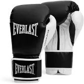 Everlast Powerlock OG training (kick)bokshandschoenen klittenband, zwart/wit, 14-oz