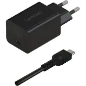 Lenovo - Netspanningsadapter - nano, GAN - 65 watt (USB-C) - zwart - Europa - voor Chrome 14M8911; Slim 5 14AGP11; 5 14AHP11; 5 14IPH11; 5 16AGP11; 5 16IPH11