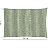 Shadow Comfort Rechthoek schaduwdoek 3,00x5,00 m Moonstone Green