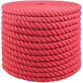 vidaXL Jute Touw 16 mm Rood 100% Tossa jute