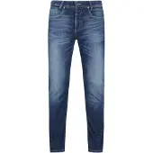 MAC jeans blauw effen denim Arne Pipe 5-pocket