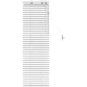 vidaXL Venetiaanse jaloezie Wit 50 x 130 cm 35 mm