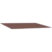 vidaXL Vervangingsdoek voor zonnescherm Bruin 250 x 200 cm Polyester